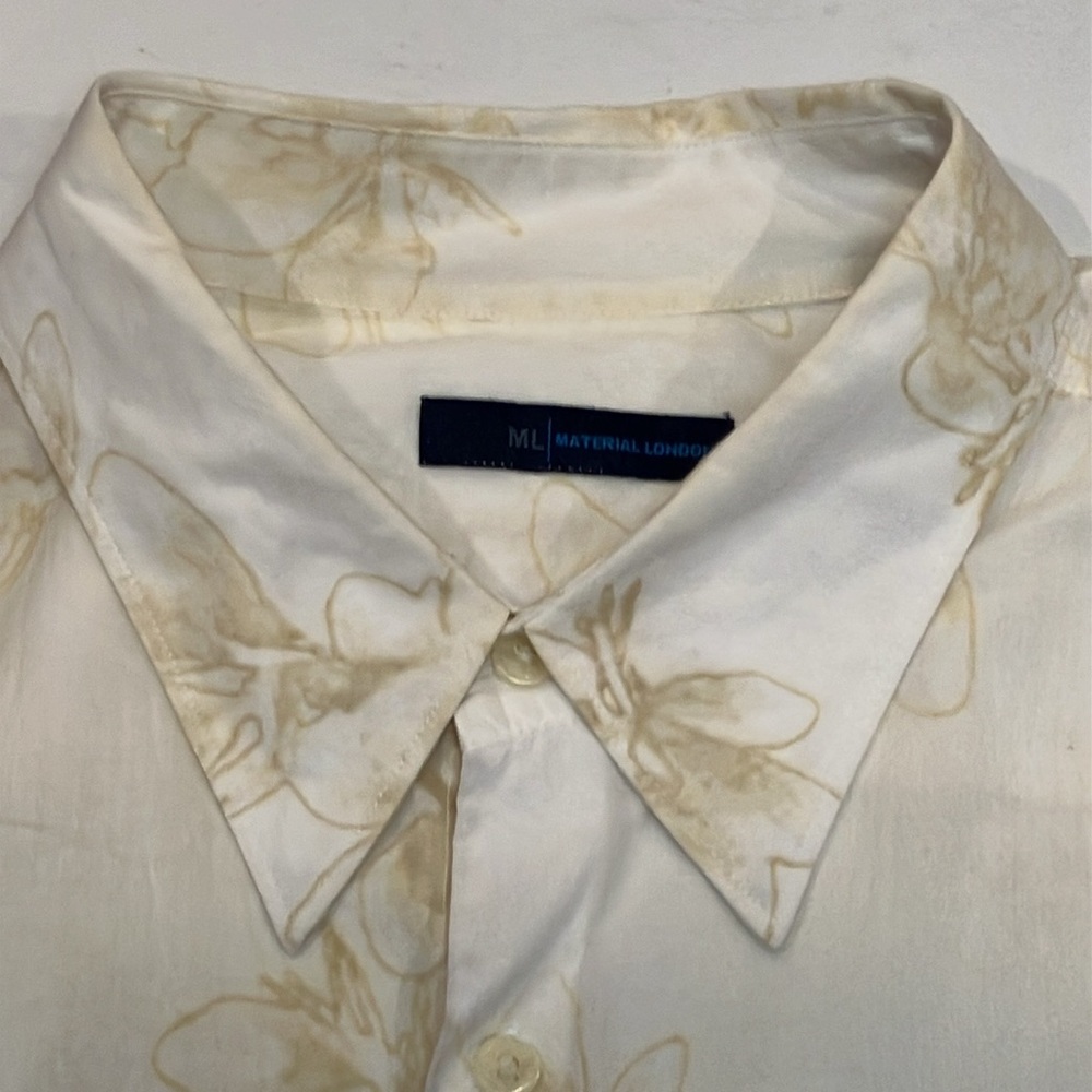 Material London |
Floral Button Down Shirt